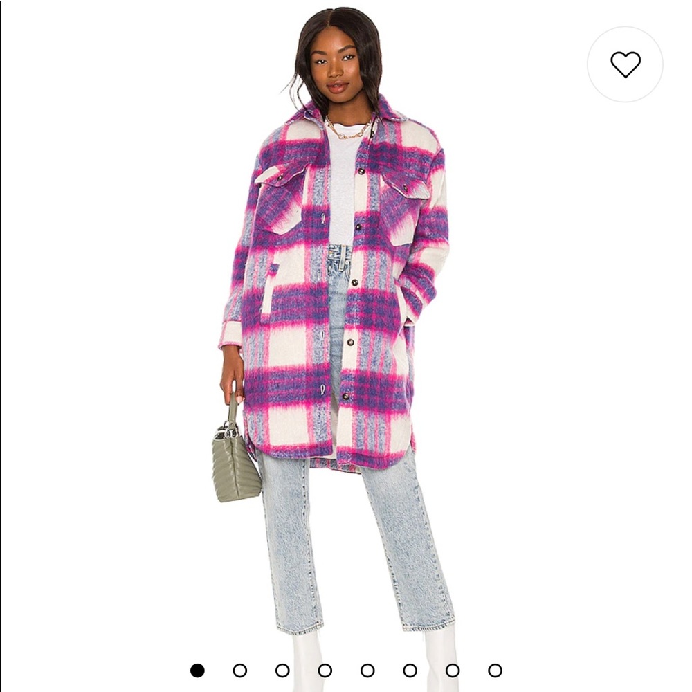 Blank NYC Plaid shacket
